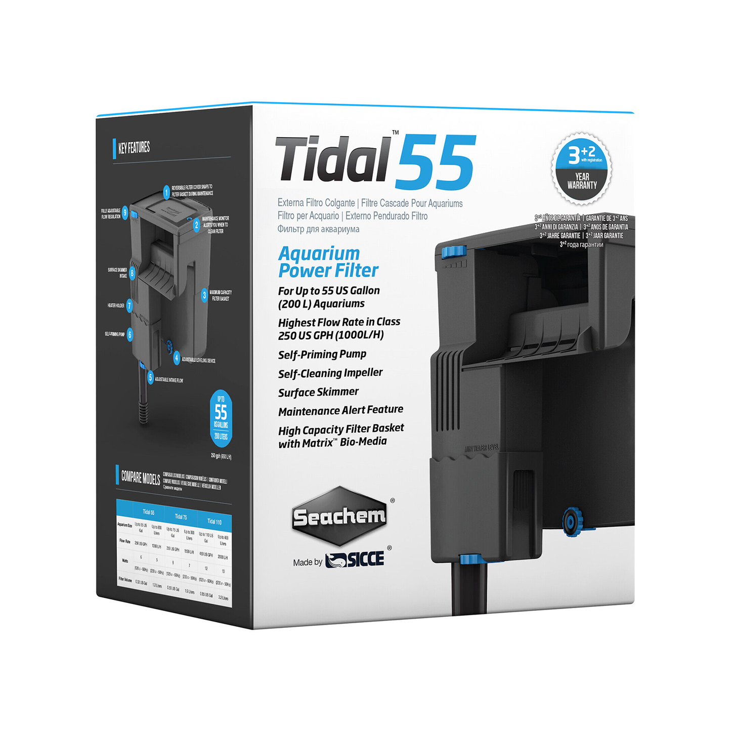 TIDAL 55 | POWER FILTER | SEACHEM